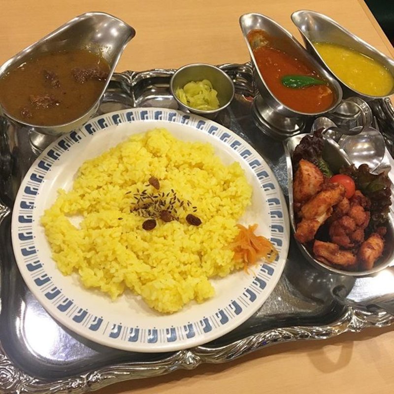 チキンセット(カレーレストラン シバ)