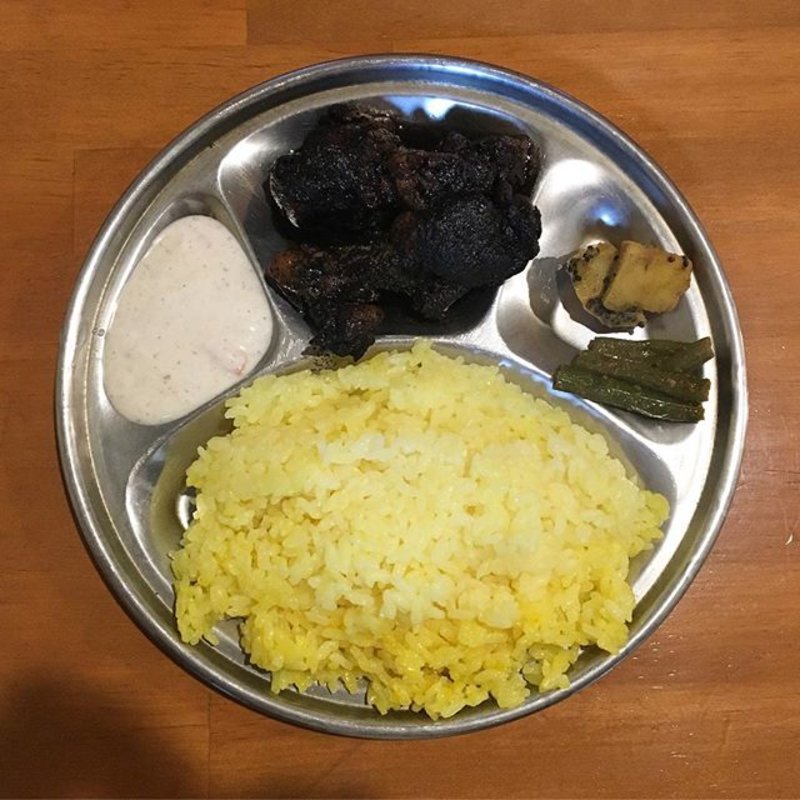 カレー定食(チャイ屋 マドゥバニ )