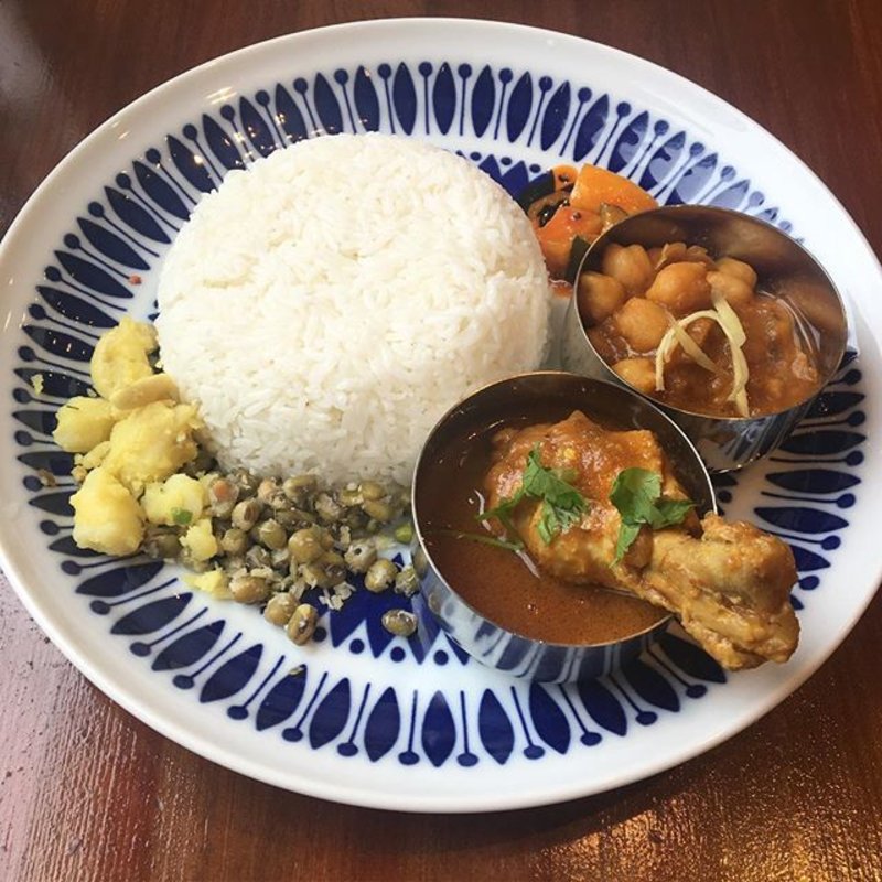 2種盛りカレーセット(ハバチャル)