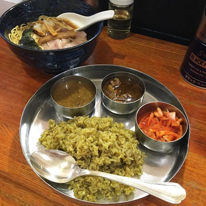 中華そばとカレーセット(えびすや)