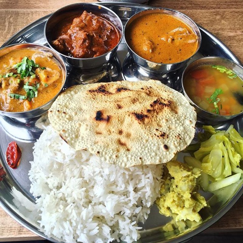 カレー3種盛(鎌倉バワン)