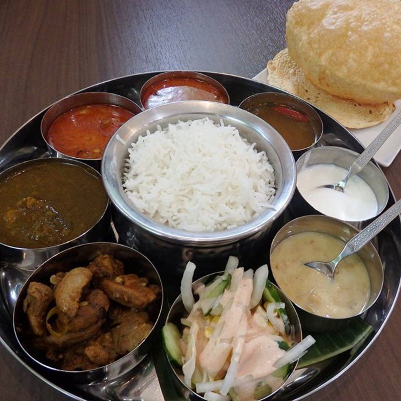 Sri Balaji Special Thali (Non Veg)(シリバラジ 水道橋店)