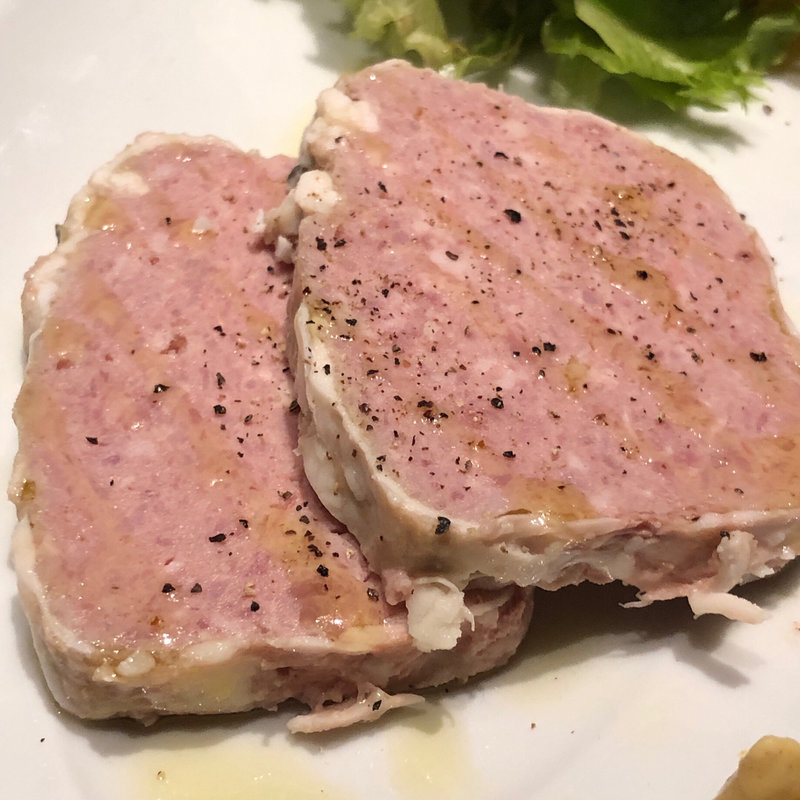 豚肉のコンフィ(シュリンプガーデン)