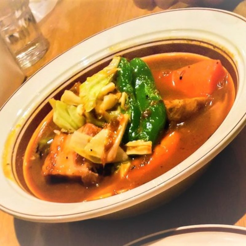 豚角煮スープカレー(スープカレー店 34)