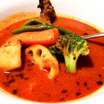 チキン野菜スープカリー(インドレストラン ラム)