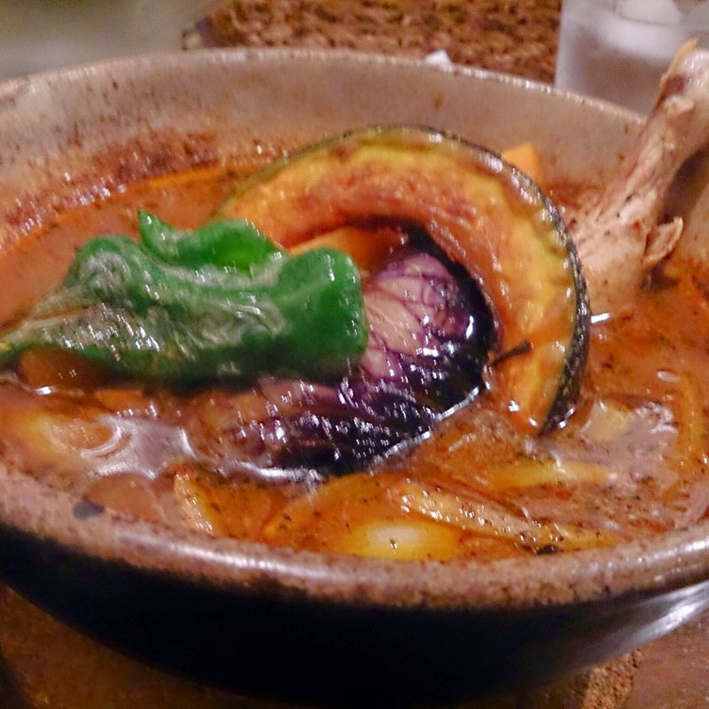 チキン＆野菜のスープカレー(スパイス ポット)