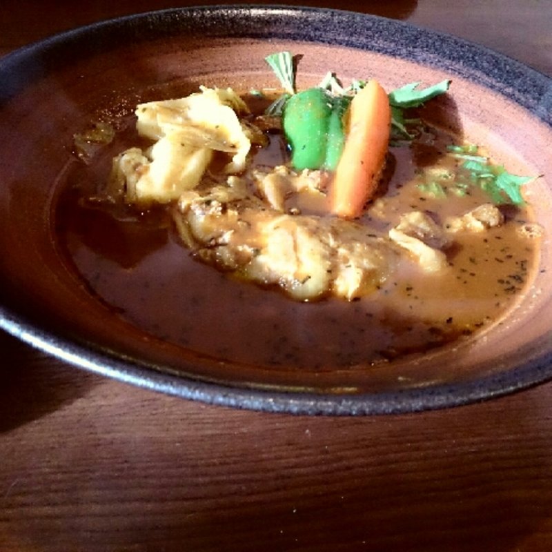 チキンオリジナルスープ(カレーのふらのや 厚別店)