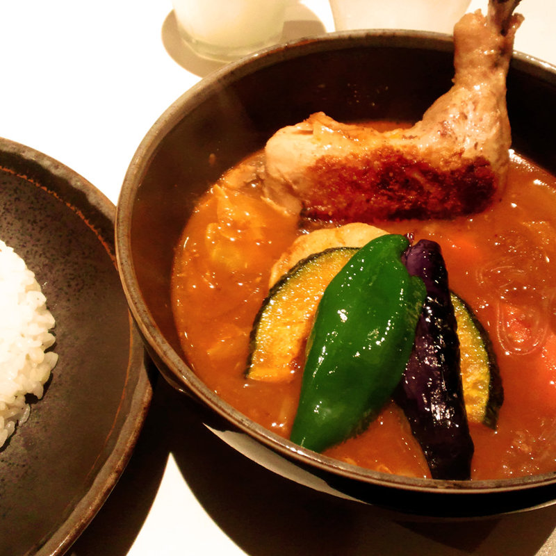 チキン(スープカリーひげ男爵)