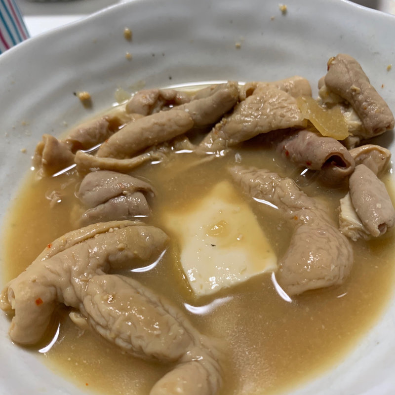 モツ煮(手作り餃子の店 いろは)