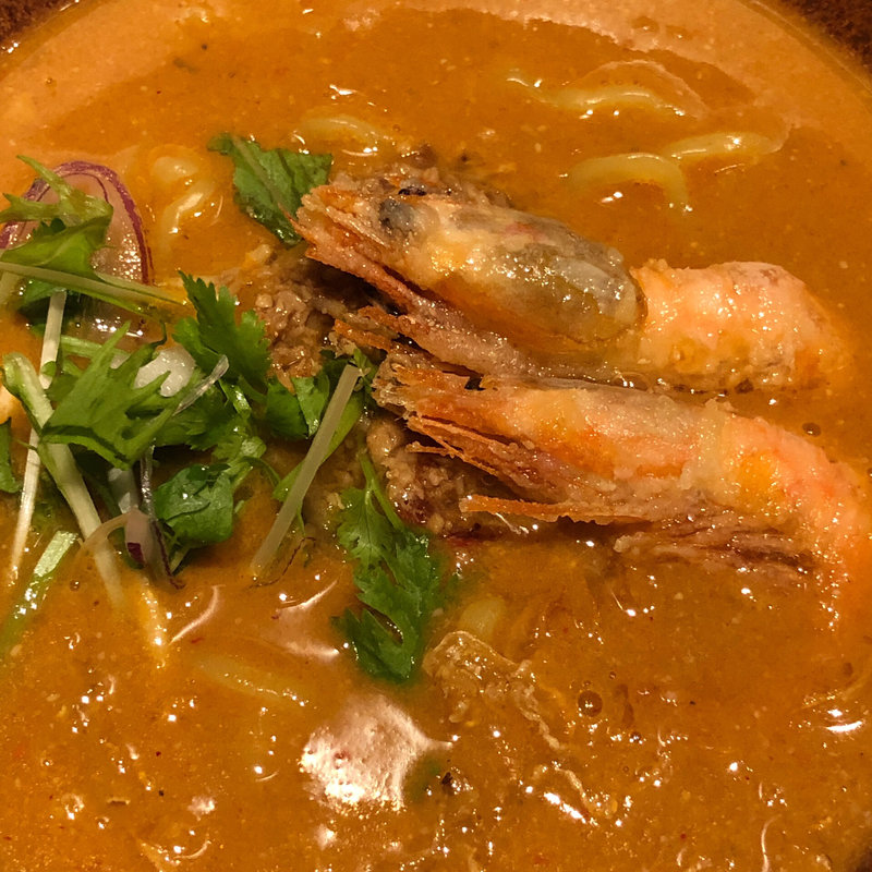 〆の海老ラーメン(シュリンプガーデン)