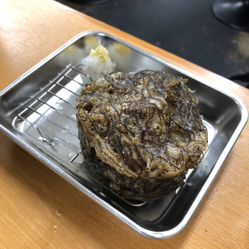 もずく天ぷら(大衆酒場 馬越)