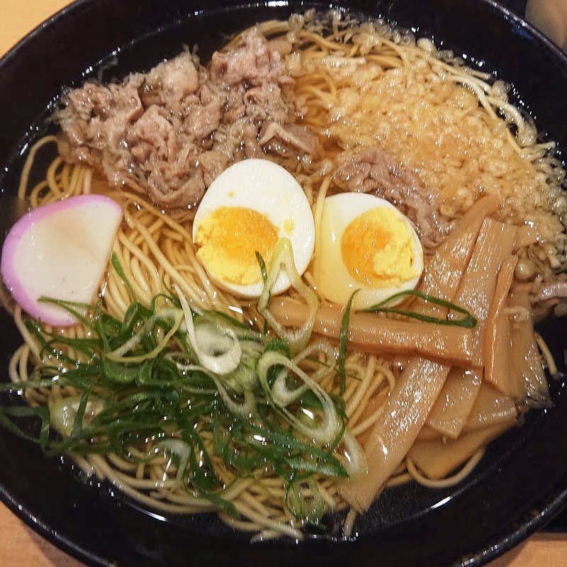 新大阪そば（特上）(浪花そば エキマルシェ新大阪店)