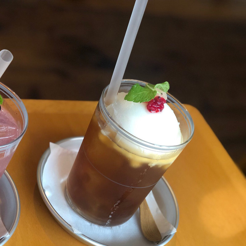 桃のフローズンティー(嵯峨野湯)