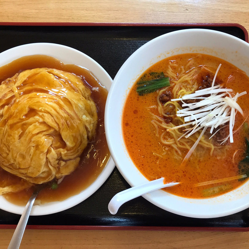 ラーメンセット大盛(台湾料理 味源 南六条通店)