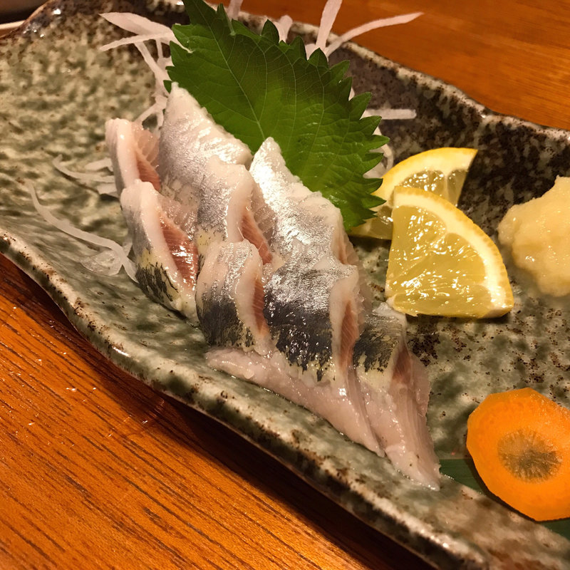 大トロいわし刺身(こま弦)