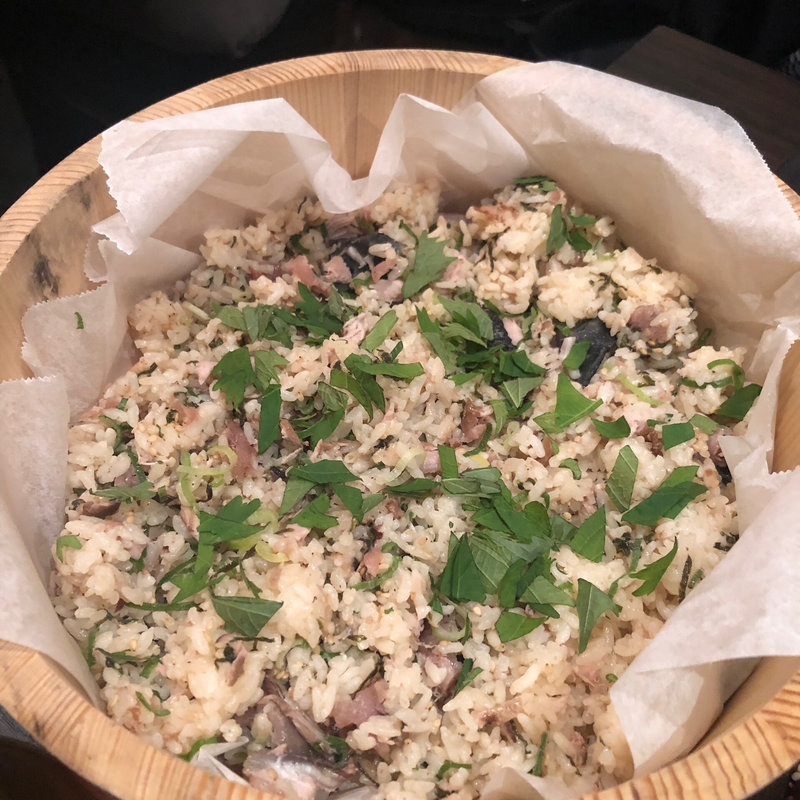 鰹のひつまぶし(鰹のわら焼きと名古屋めし 十八番舟)