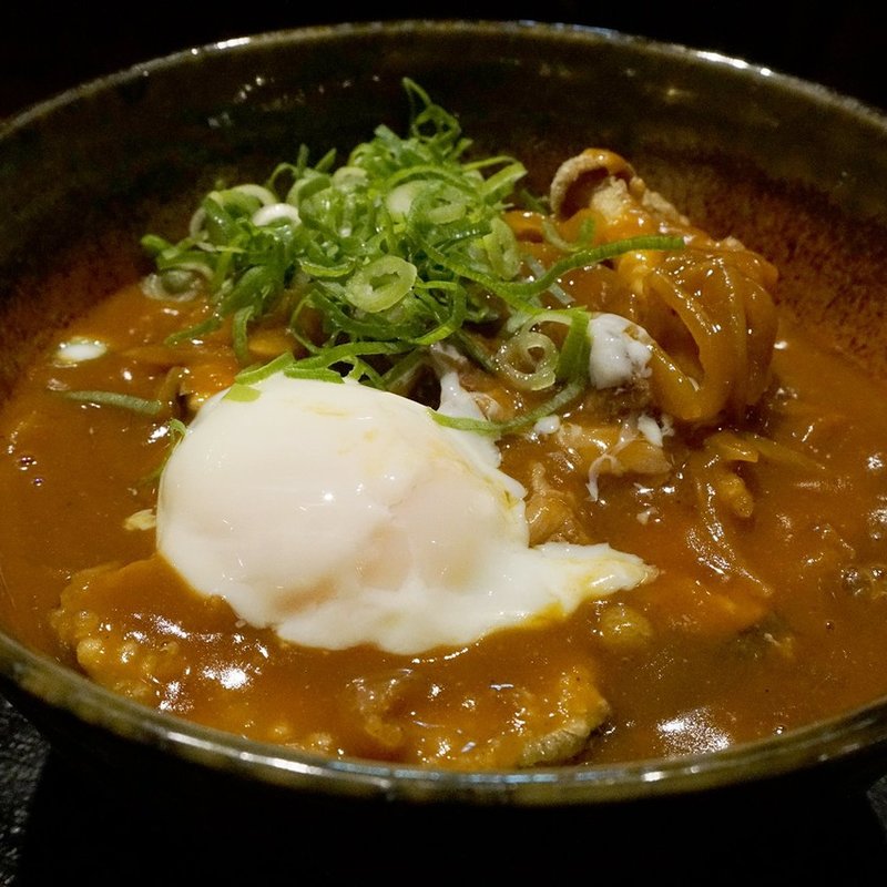 カレーうどん(大地のうどん　博多駅ちかてん)