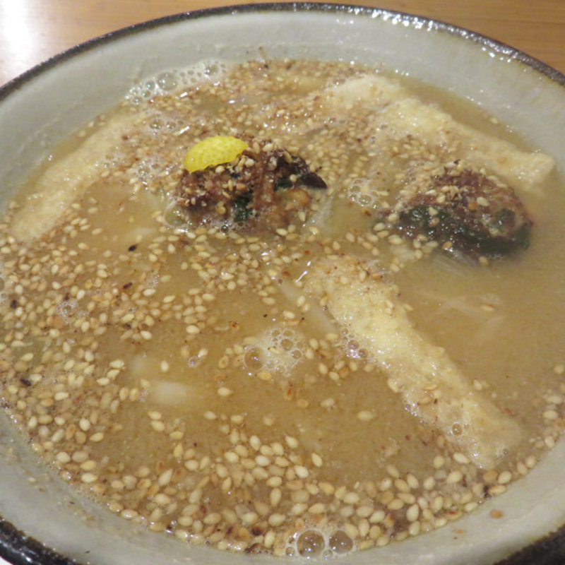 ごま味噌うどん(うどん杵むら)