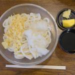 【夏限定】冷やしレモンおろしうどん(牧のうどん 空港店)