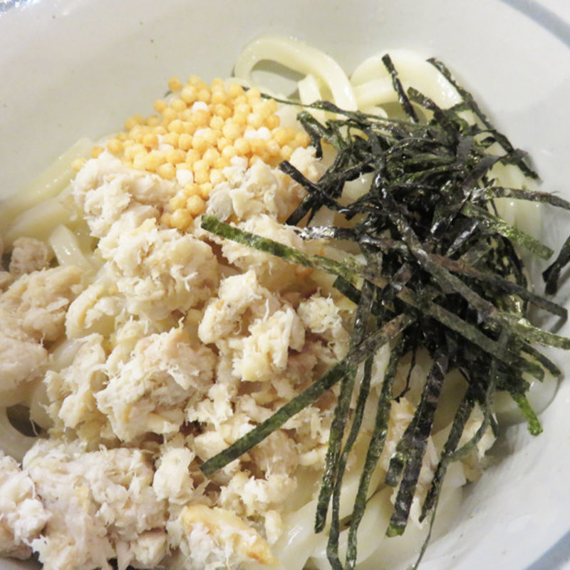 塩サバうどん小(讃岐うどん大使 福岡麺通団)