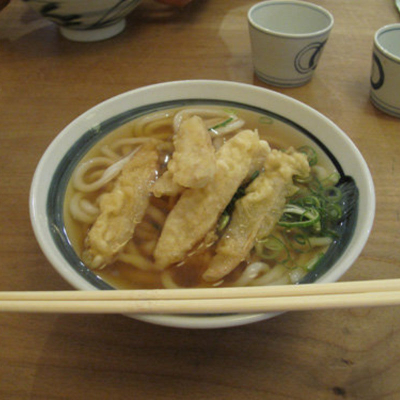 ごぼう天うどん(博多綱場うどん)