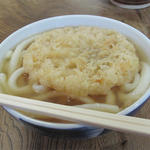 うどん320円とごぼう天80円