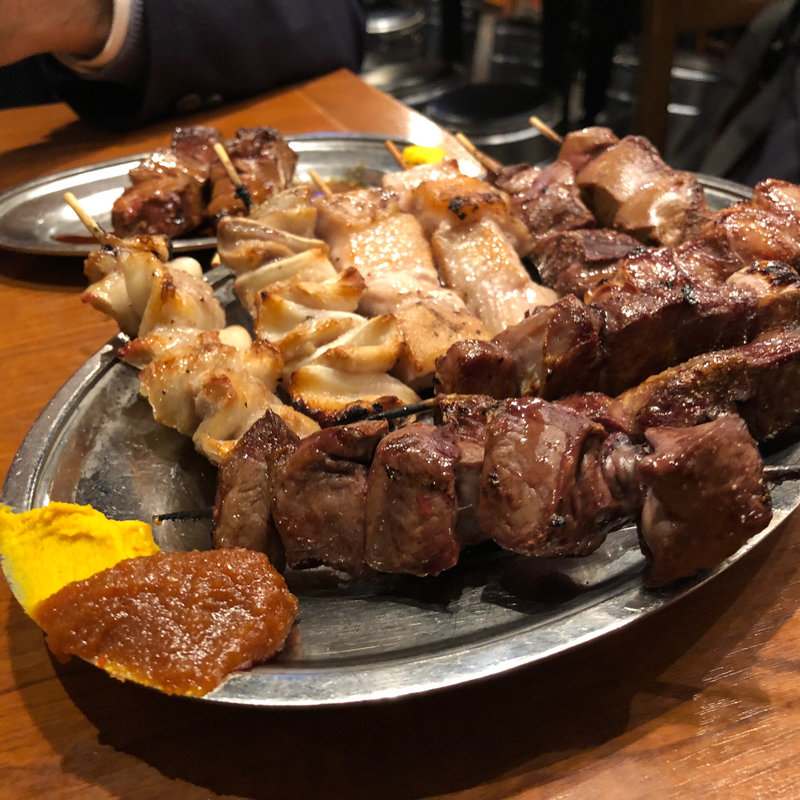 串3本盛合せ(ぎんぶた 赤坂店 )