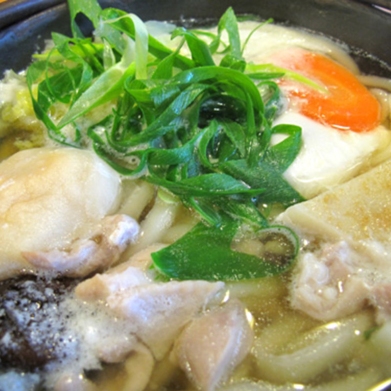 鍋焼きうどん(因幡うどん 渡辺通店)