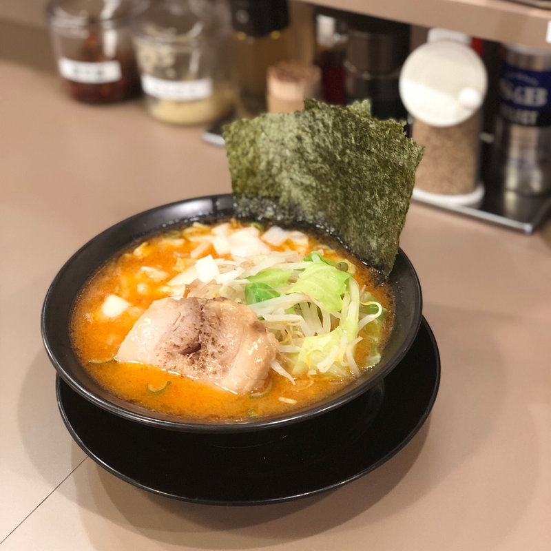 ハバネロ辛豚骨(横浜家系ラーメン 武骨家 ドーム前店)