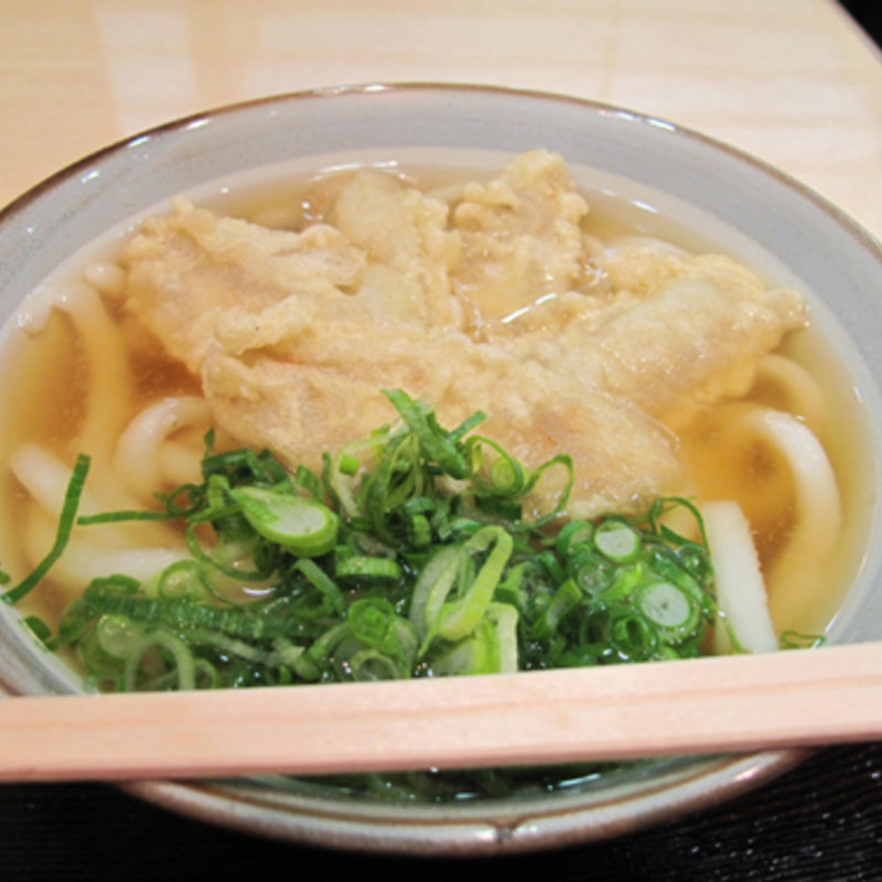 ごぼう天うどん(博多 もつ鍋五郎)