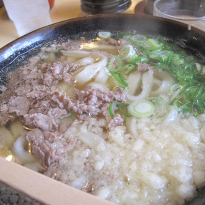 肉(葉隠うどん)