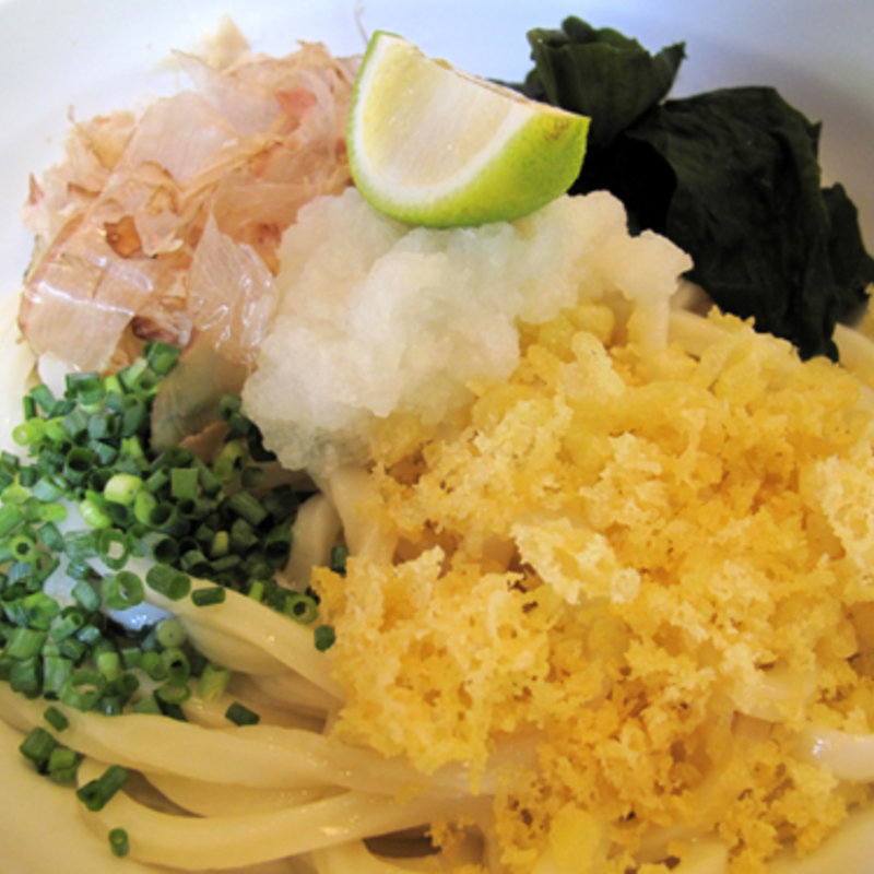 ぶっかけうどん(冷)(麺処かわべ うどん そば 処)