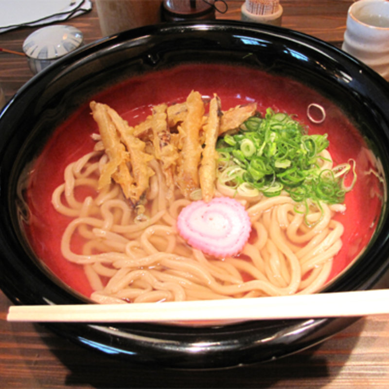 ごぼ天うどん(春月庵 承天寺前店)