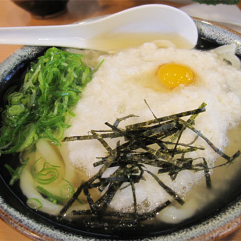 山かけうどん(長住うどん)