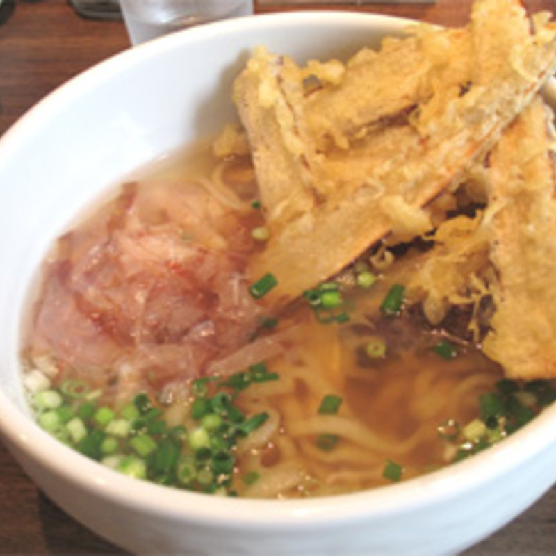 ごぼう天うどん(あかちょこべ)