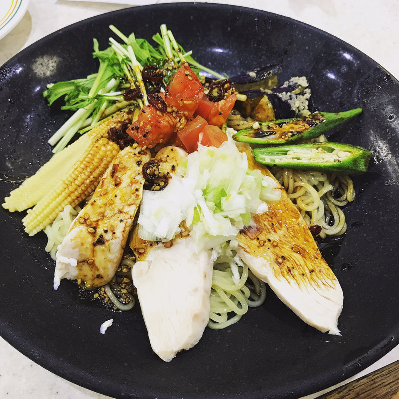 よだれ鶏冷麺(餃子の王将 綾瀬駅前店)