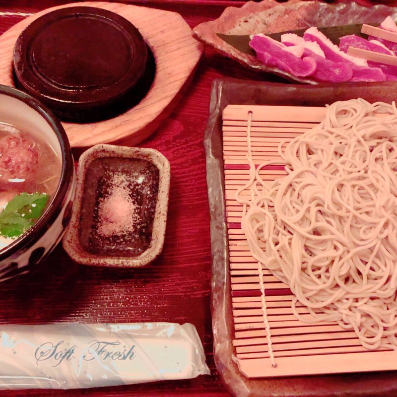 石焼き鴨せいろ(茅ヶ崎 そば処 榮家)