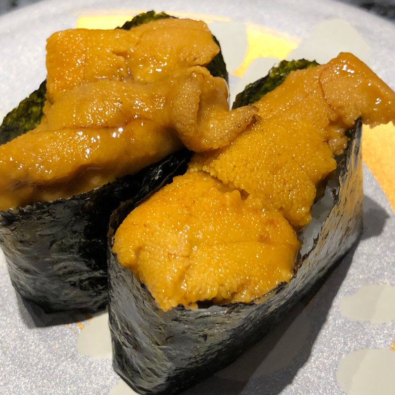 生うに(回転寿司酒場 銀座沼津港)