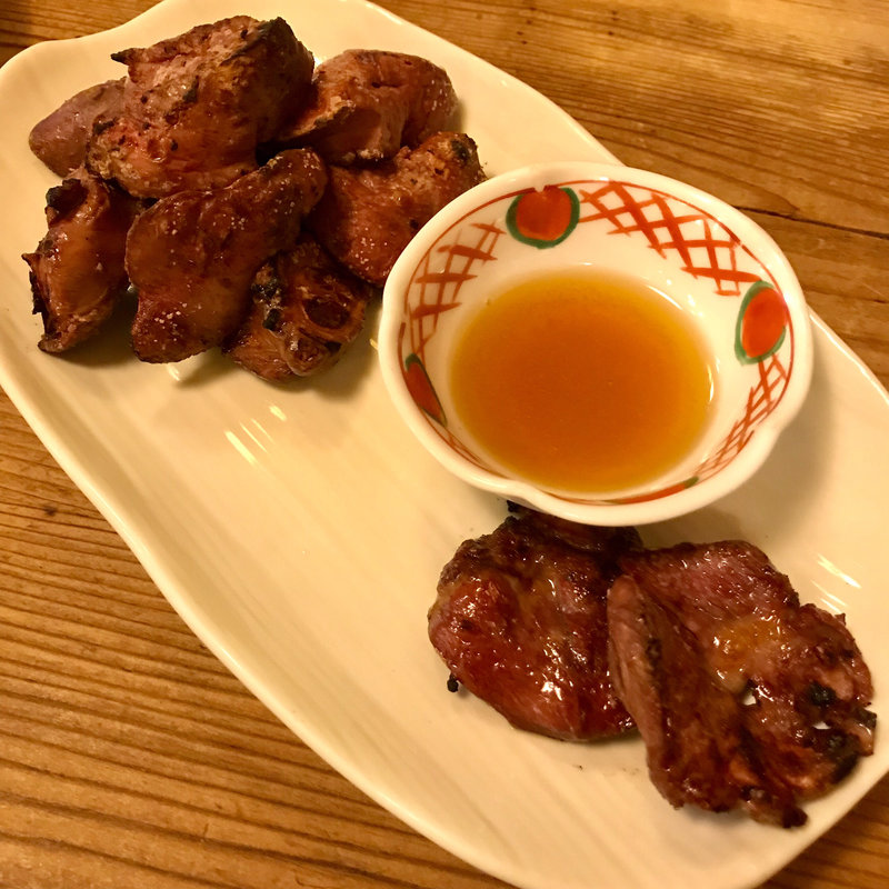 白レバ焼き(とんがらし)