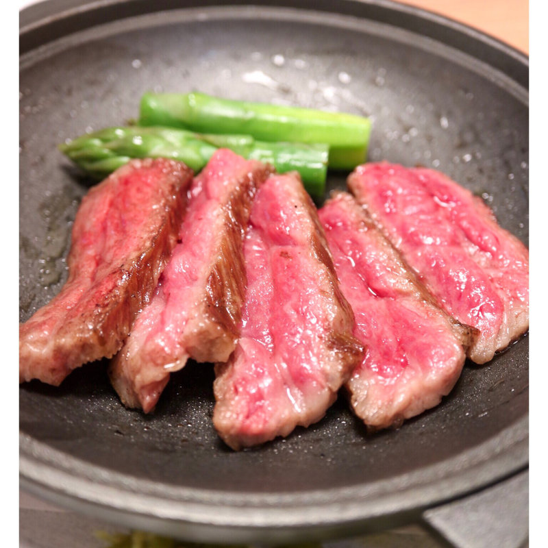 黒毛和牛ざぶとんステーキ(鮨yasuke)