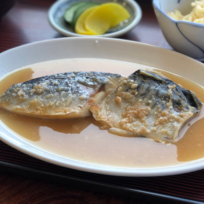 サバみそ煮豚汁定食(名立食堂 （名立ドライブイン）)