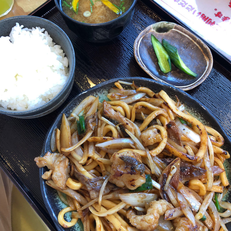 津山ホルモンうどん(道の駅　久米の里 )