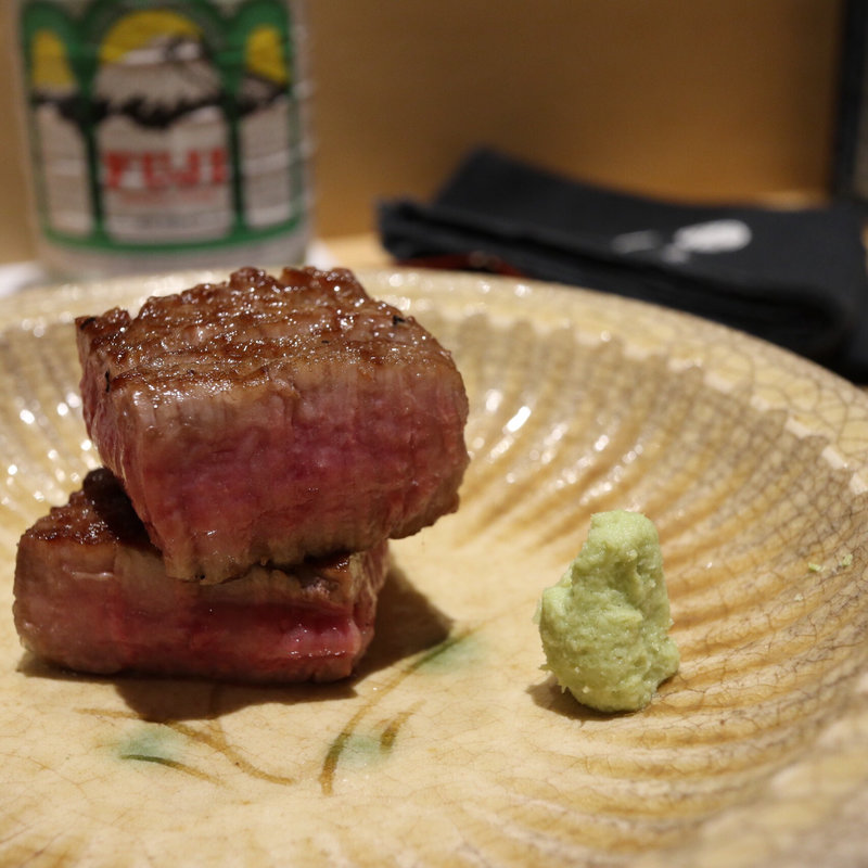 ヒレ炭焼き(銀座 しのはら)