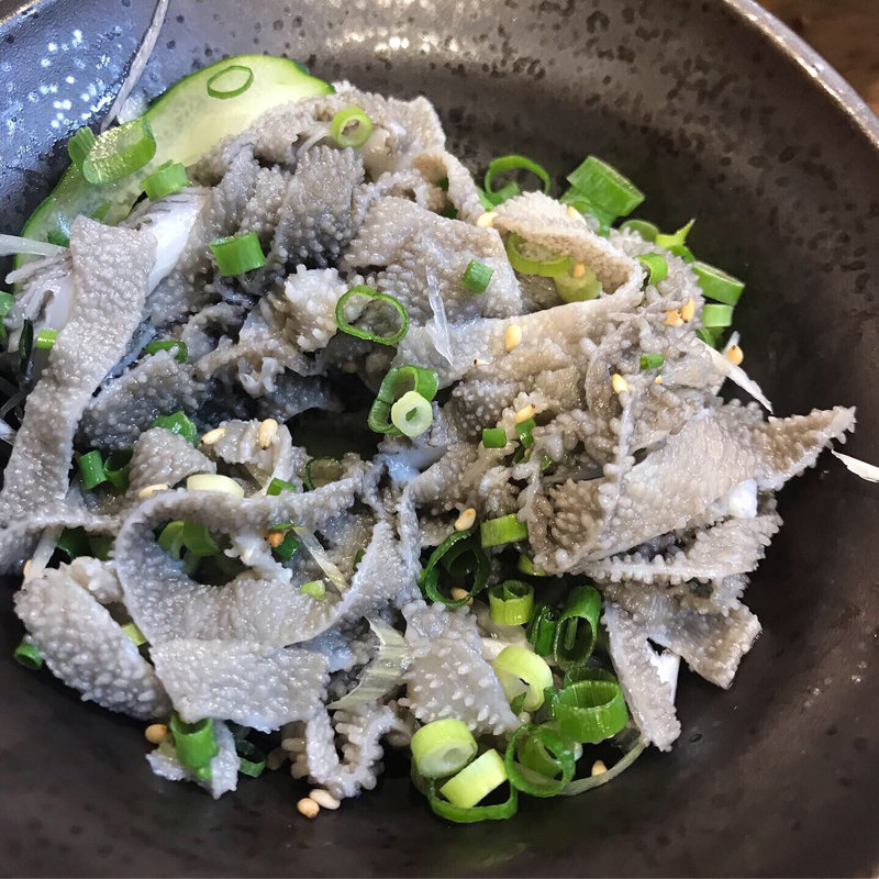 センマイ刺し(横綱三四郎 西荻窪店)