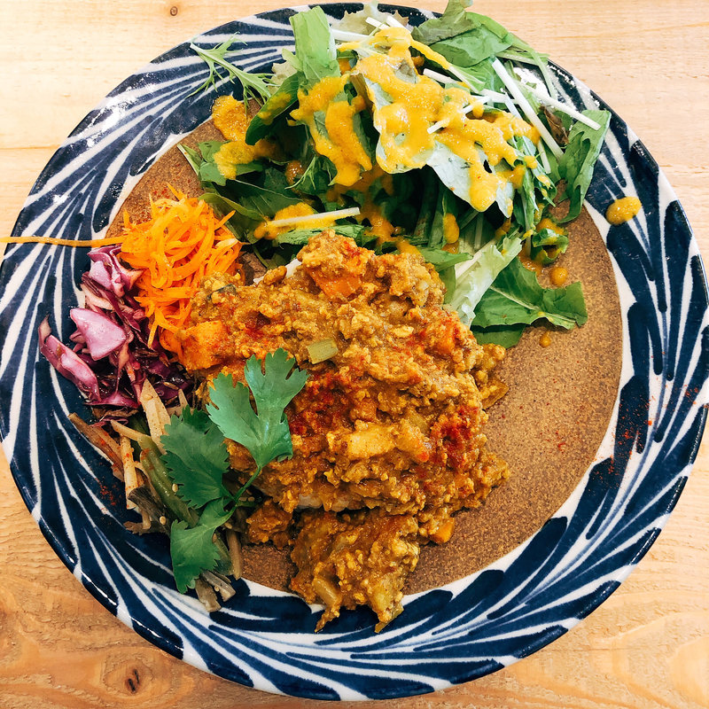 挽肉と旬野菜のキーマカレー(Shelter KUKO cafe&gallery)