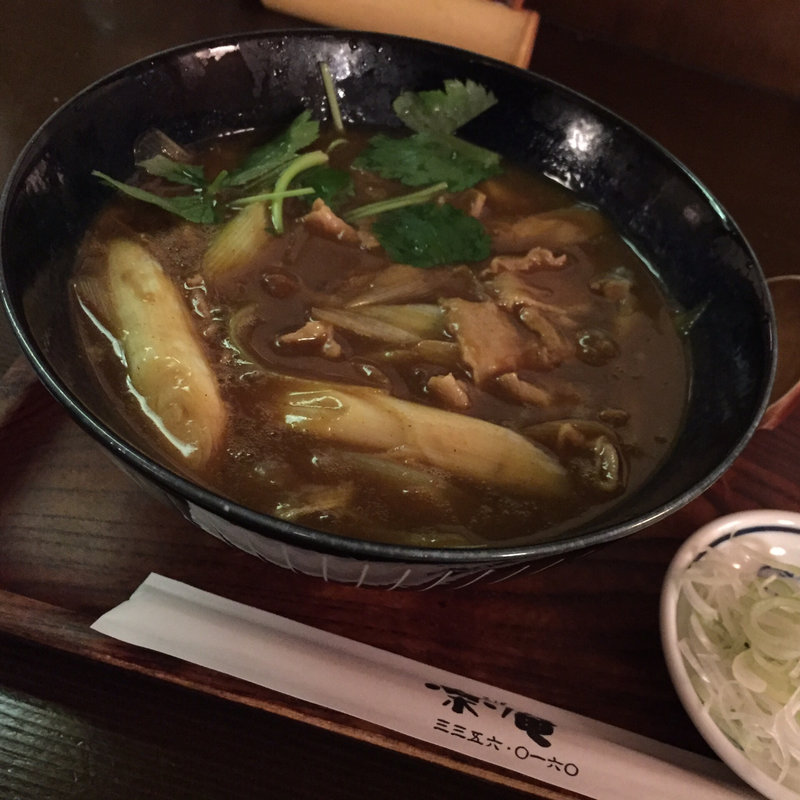 カレーそば(楽庵)