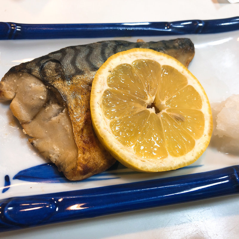 サバの塩焼き(七福食堂)