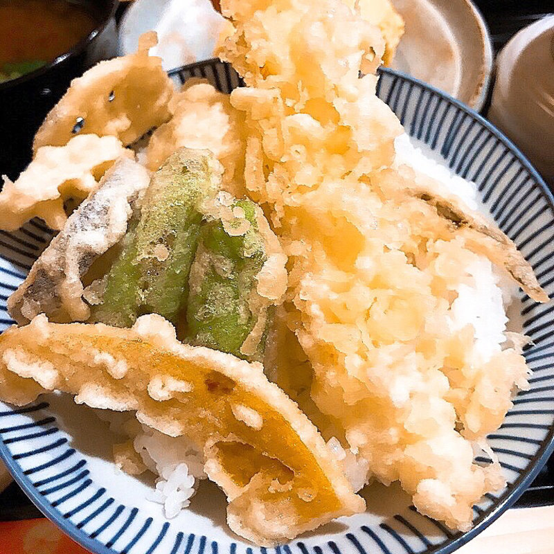 えび•あなご天丼(白川 京とみ)