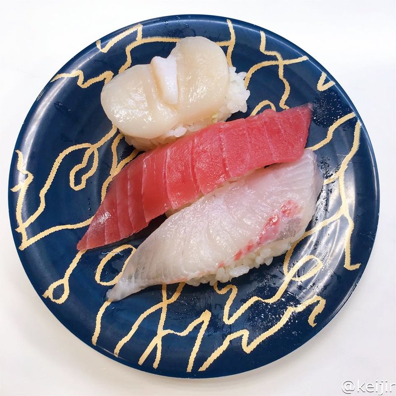 ちょい得3貫(回転寿司みさき 大森駅東口店)