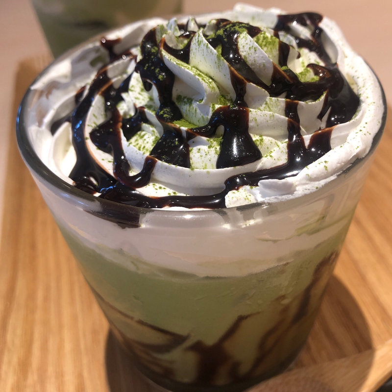 抹茶チョコレートラテ(抹茶館 竜王アウトレット)